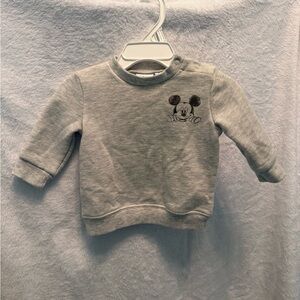 Disney Gray Sweatshirt with Mickey Design